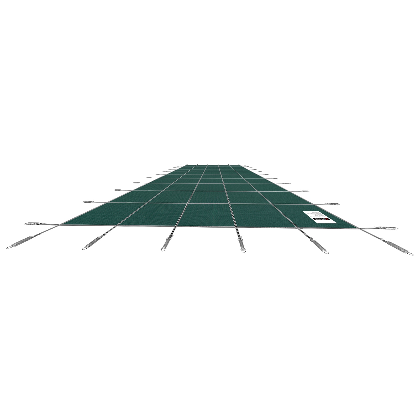 Safety Pool Cover For Inground Rectangle Pools Green Mesh Material_voghion.com